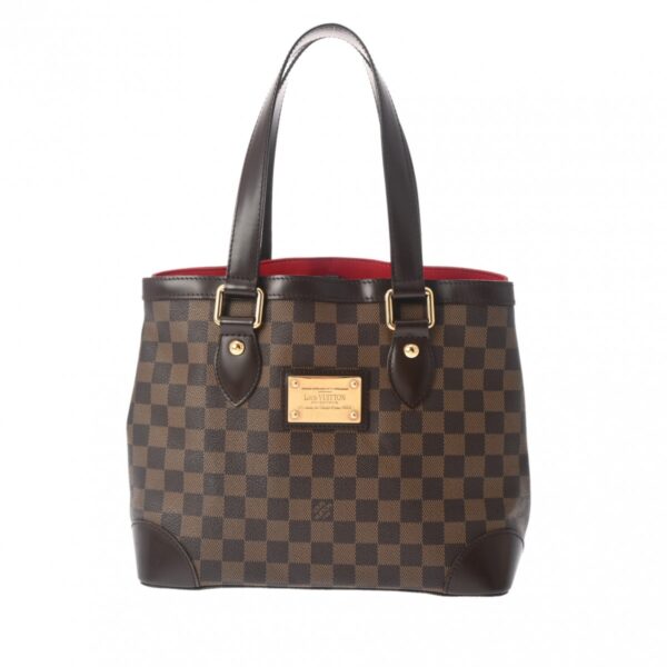 800000128709000 1 Louis Vuitton Damier Hampstead PM Handbag Brown