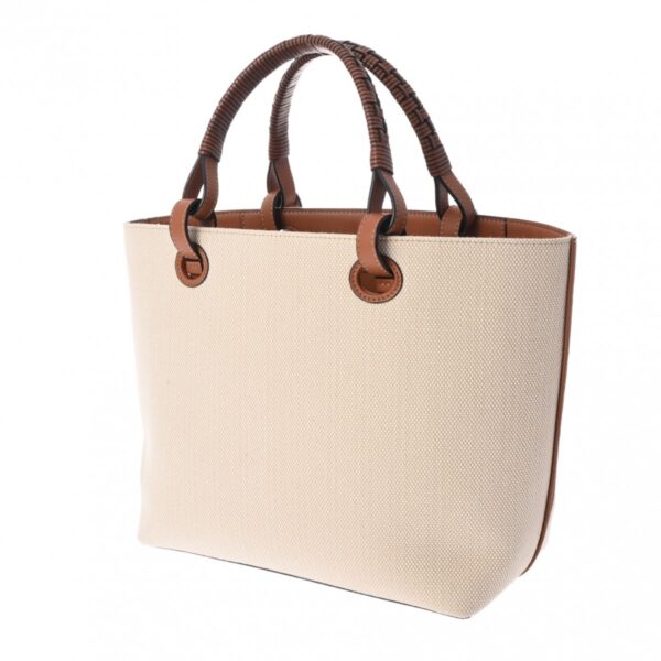 800000128716000 2 Loewe Anagram Tote Small Calf Tote Bag Ecru Tan