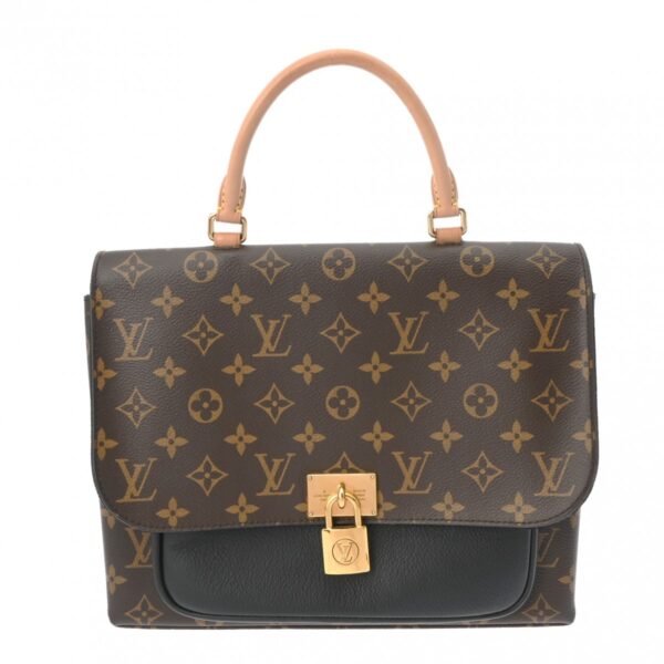 800000128800000 1 Louis Vuitton Monogram Marignan 2WAY Handbag Brown