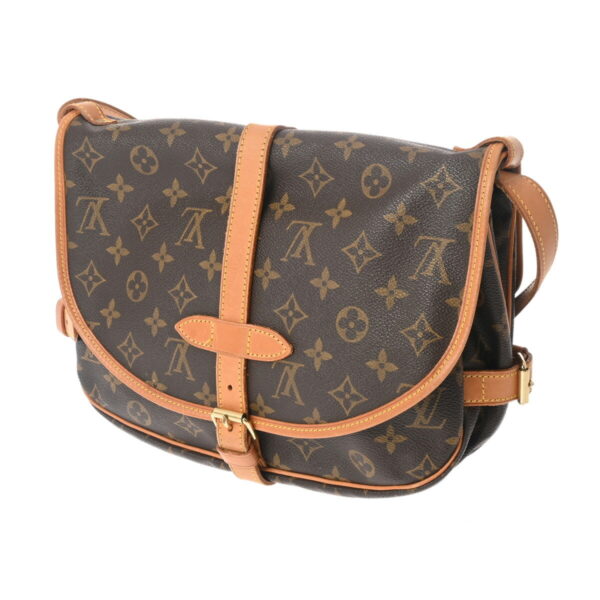 800000128852000 2 Louis Vuitton Saumur 30 Monogram Brown