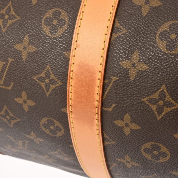 800000128866000 10 Louis Vuitton Monogram Keepall 55 Bag Brown