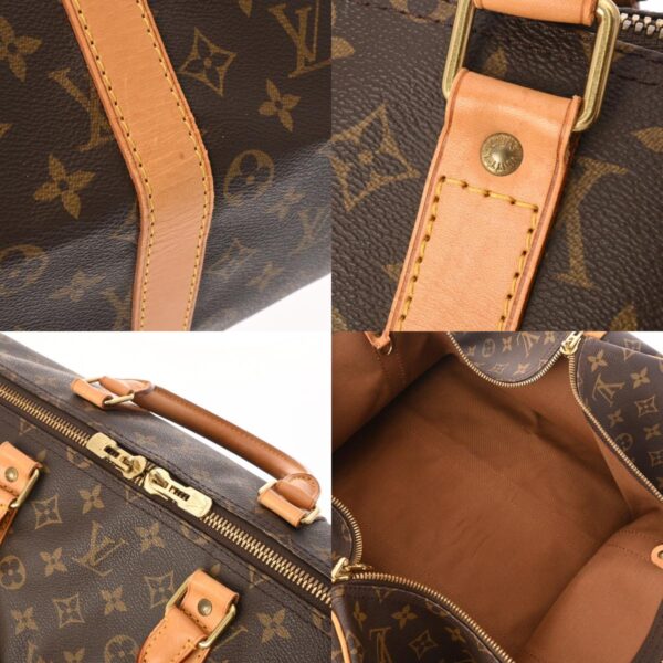 800000128866000 11 c Louis Vuitton Monogram Keepall 55 Bag Brown