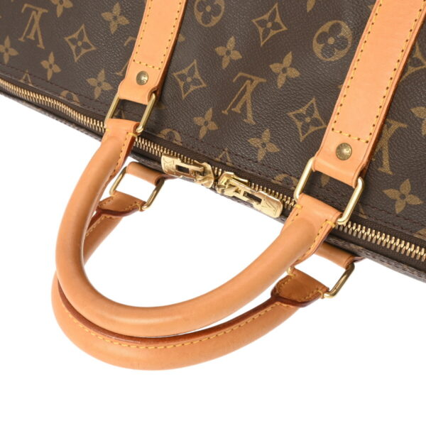 800000128866000 3 Louis Vuitton Monogram Keepall 55 Bag Brown