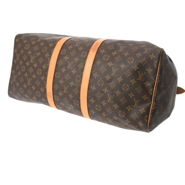 800000128866000 5 Louis Vuitton Monogram Keepall 55 Bag Brown