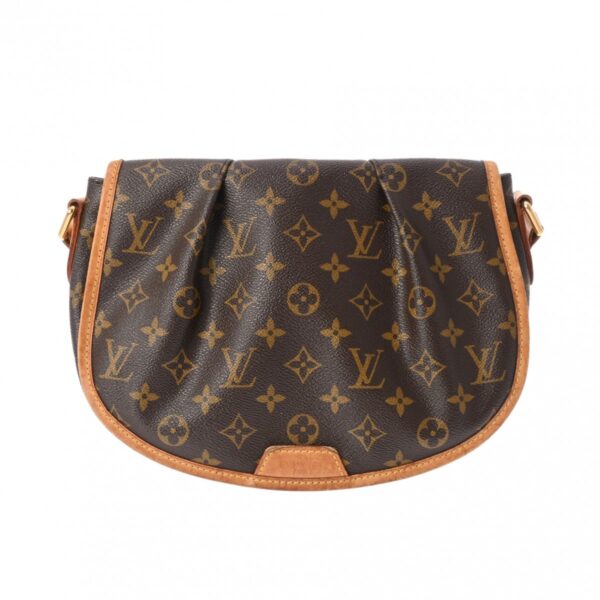 800000129043000 1 Louis Vuitton Monogram Menilmontan PM Shoulder Bag Brown