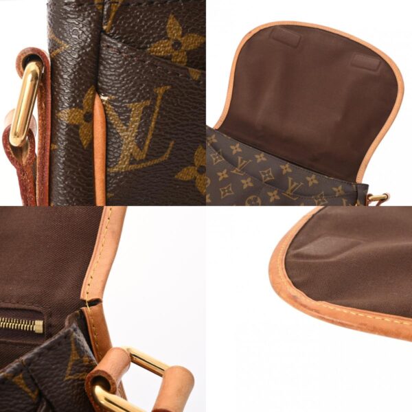 800000129043000 20 c Louis Vuitton Monogram Menilmontan PM Shoulder Bag Brown