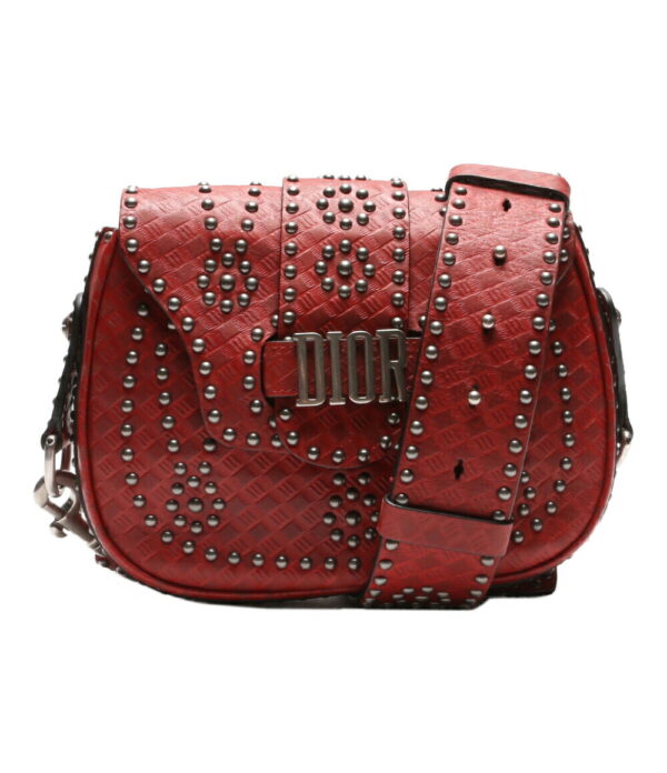 8010111129 1 Christian Dior Studded Shoulder Bag