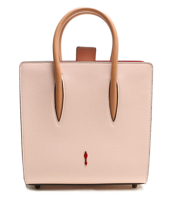 801030950 1 Christian Louboutin Paloma Leather Handbag Small Pink