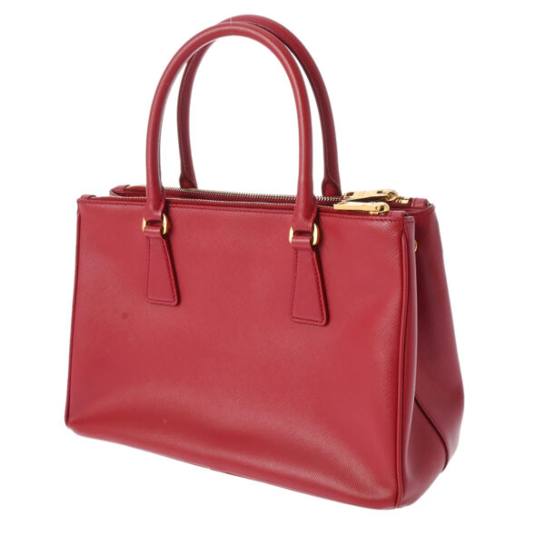 802000155973000 2 Prada 2WAY Saffiano Handbag Red