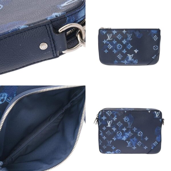 802000157587000 10 c Louis Vuitton Water Color Trio Messenger Shoulder Bag Blue