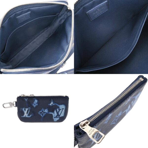 802000157587000 14 c Louis Vuitton Water Color Trio Messenger Shoulder Bag Blue