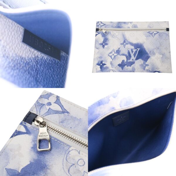 802500045130000 17 c Louis Vuitton Weekend Tote PM 2WAY Water Color Tote Bag Blue