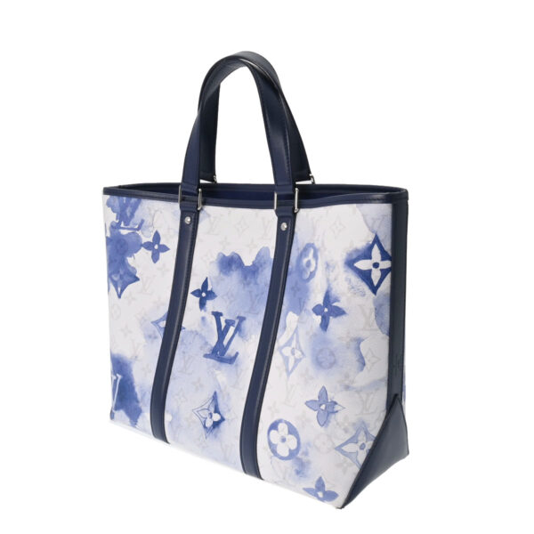 802500045130000 2 Louis Vuitton Weekend Tote PM 2WAY Water Color Tote Bag Blue