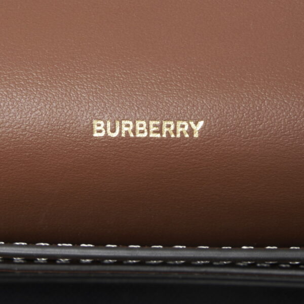 8039869 black tan09 Burberry Shoulder Bag Black