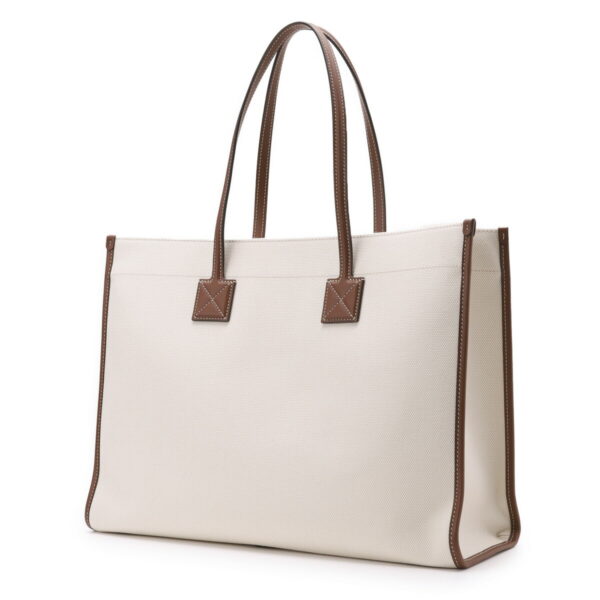 8044129 natural04 Burberry Tote Bag Leather Beige