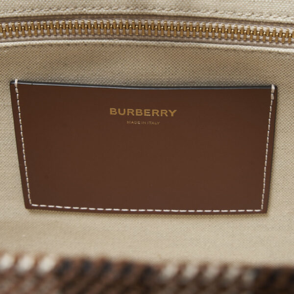 8049136 birchbrown08 Burberry Tote Bag Check Brown