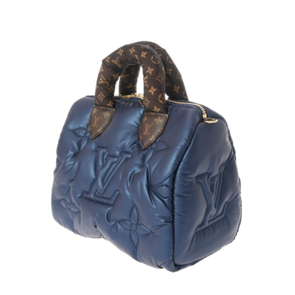 805000944240000 2 Louis Vuitton LV Pillow Speedy 25 2WAY Handbag Blue