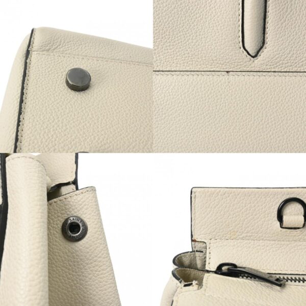 805000944248000 10 c Yves Saint Laurent Cavalli Gauche 2WAY Leather Handbag Ivory