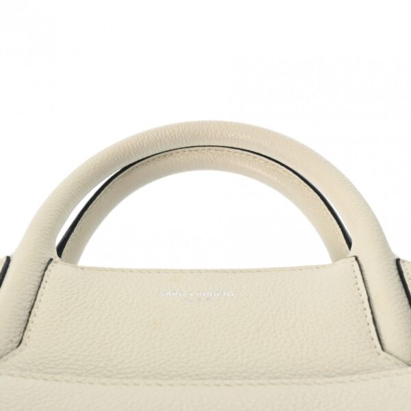 805000944248000 4 Yves Saint Laurent Cavalli Gauche 2WAY Leather Handbag Ivory