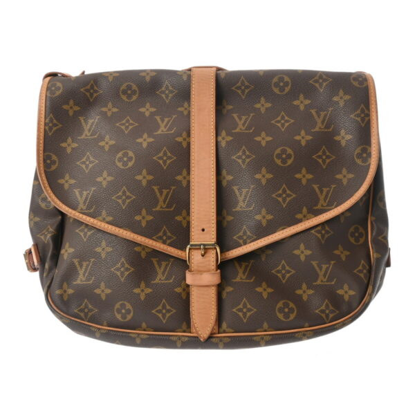 805000944303000 1 Louis Vuitton Saumur 35 Monogram Brown