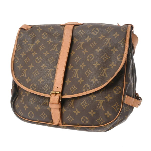 805000944303000 2 Louis Vuitton Saumur 35 Monogram Brown