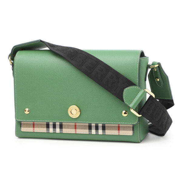 8050867 ivygreen01 Burberry Crossbody Bag Leather Green