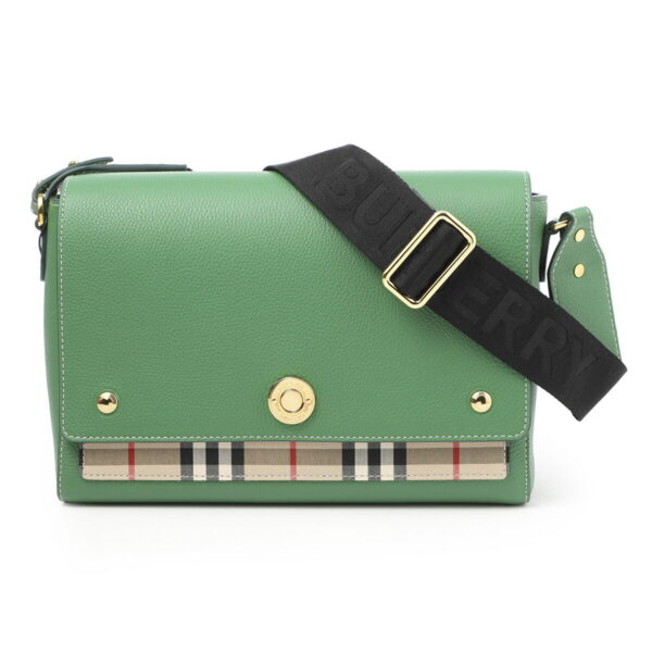 8050867 ivygreen02 Burberry Crossbody Bag Leather Green