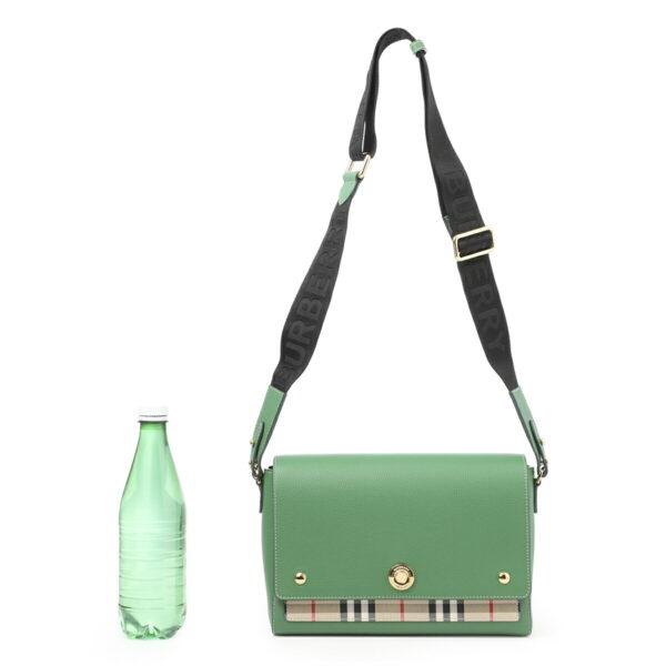 8050867 ivygreen03 Burberry Crossbody Bag Leather Green