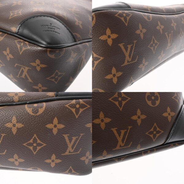 806000640132000 9 c Louis Vuitton Odeon NM MM Monogram Shoulder Bag Brown Black