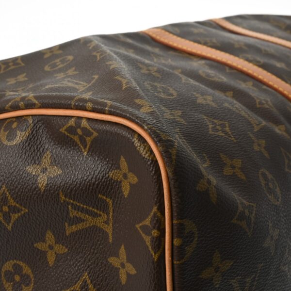 806000640188000 8 Louis Vuitton Keepall Bandouliere 55 Monogram Bag Brown