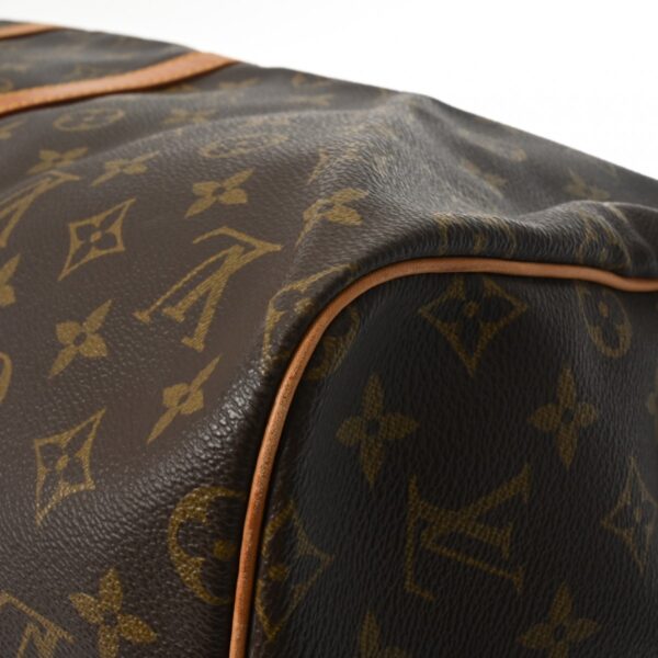 806000640188000 9 Louis Vuitton Keepall Bandouliere 55 Monogram Bag Brown