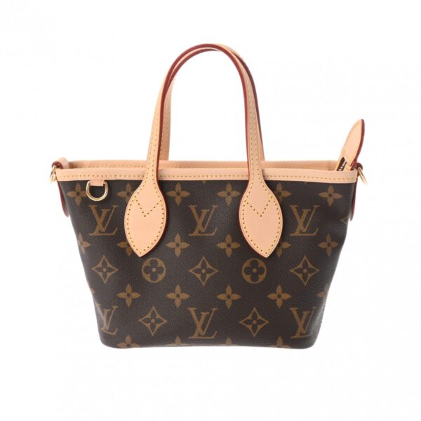 806000640219000 1 Louis Vuitton Monogram Neverfull BB 2WAY Handbag Brown