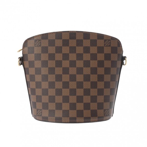 808000612028000 1 Louis Vuitton Damier Drouot Shoulder Bag Brown