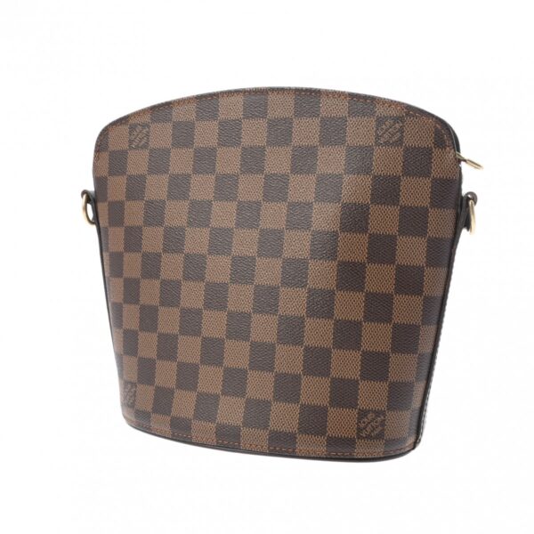 808000612028000 2 Louis Vuitton Damier Drouot Shoulder Bag Brown