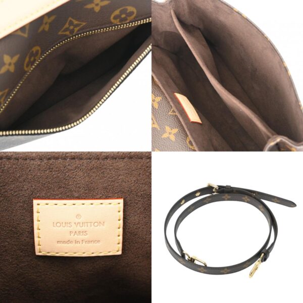 810000116067000 12 c Louis Vuitton Pochette Metis MM 2WAY Monogram Handbag Brown