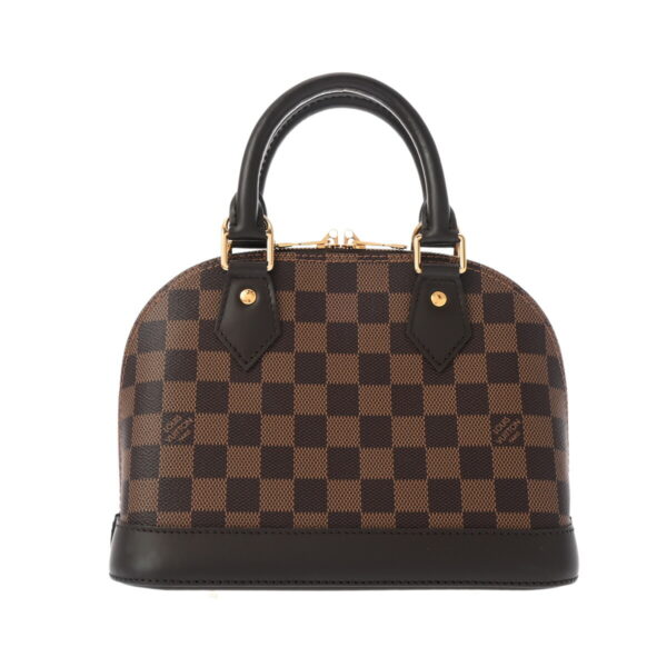 810000116150000 1 Louis Vuitton Damier Alma BB 2WAY Handbag Brown