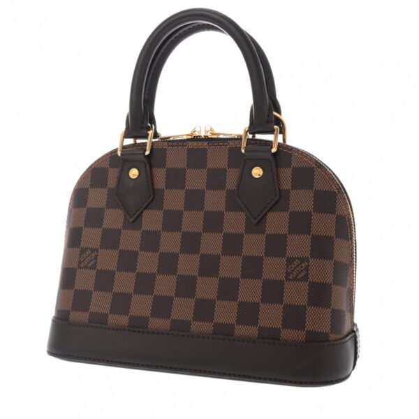 810000116150000 2 Louis Vuitton Damier Alma BB 2WAY Handbag Brown