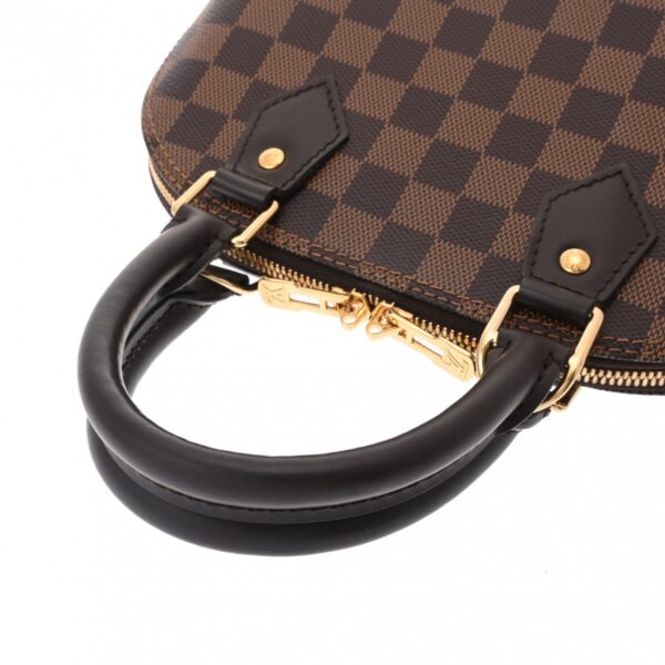 810000116150000 3 Louis Vuitton Damier Alma BB 2WAY Handbag Brown