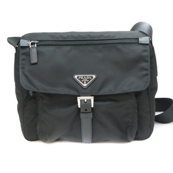 8462 1 Prada Shoulder Bag Black Nylon