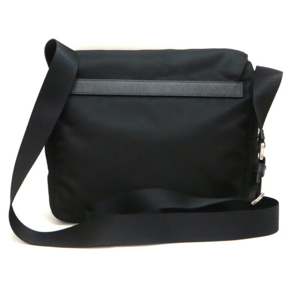 8462 2 Prada Shoulder Bag Black Nylon