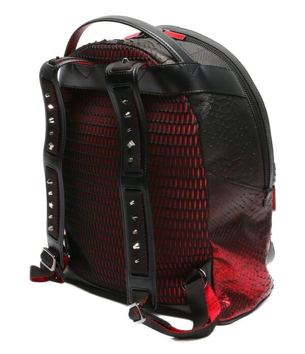 8701110083 2 Christian Louboutin Python Leather Backpack