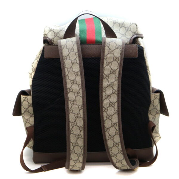 8706 2 Gucci Backpack GG Supreme Canvas Beige