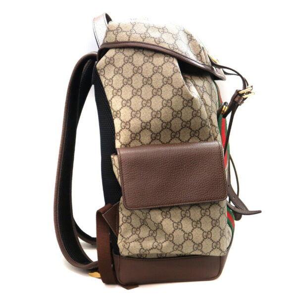 8706 4 Gucci Backpack GG Supreme Canvas Beige