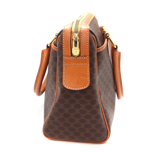 875 4 Celine Macadam Leather Handbag Brown