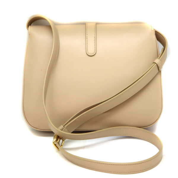 8827 2 Celine Medium Taboo Shoulder Bag Beige Leather