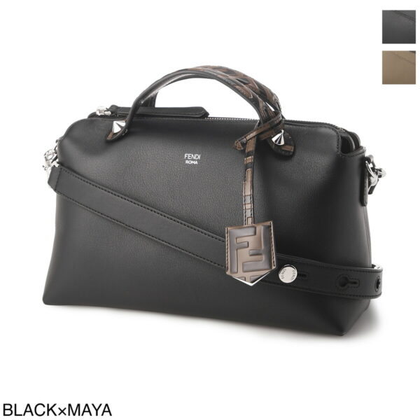 8bl146 a6co01 Fendi By The Way Leather Bag Brown