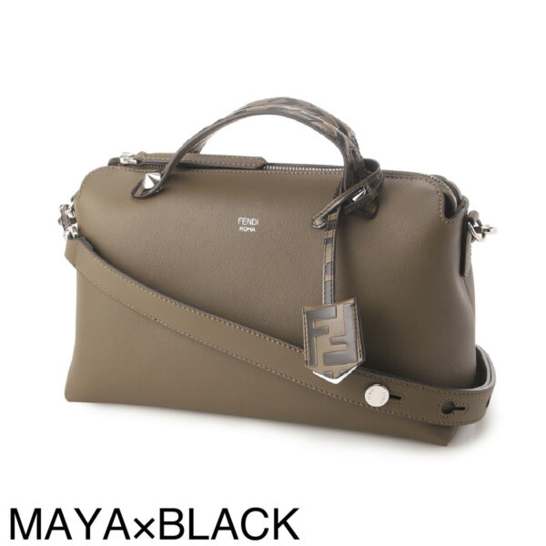 8bl146 a6co12 Fendi By The Way Leather Bag Brown