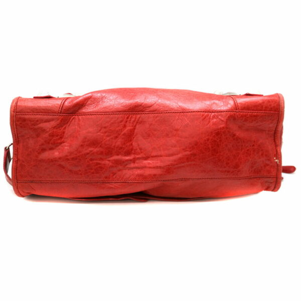 9683 5 Balenciaga The Giant City 2WAY Bag Leather Red