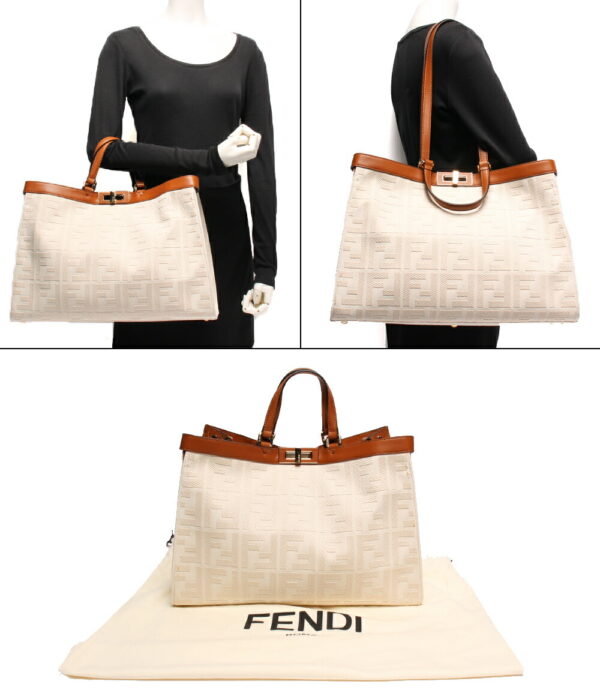 a151635005 8 Fendi Peekaboo X 2way Tote Bag