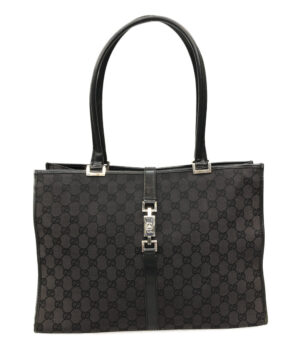 a154603001 1 Louis Vuitton Tote Bag On The Go Recycled Nylon Noir Black Brown GM Shoulder Bag